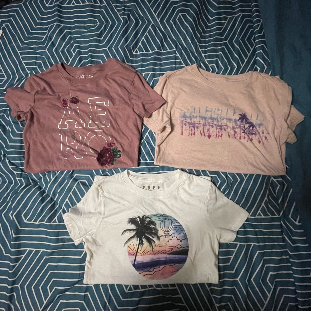 3 Aeropostale shirts
